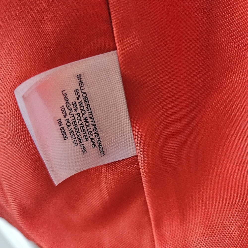 NWOT Lands End Insulated Double Breasted Wool Coat - Picture 11 of 13